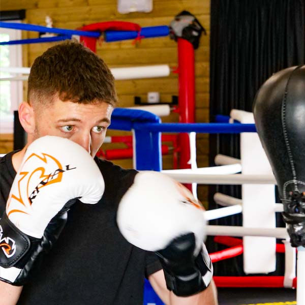 Jérémy Roulleau (Elite Forme) en plein entraînement de boxe !